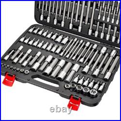 CARBYNE 114-Pc Master Metric & SAE Hex (Allen), Torx and XZN Triple Square Set