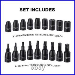CASOMAN 87 Pcs 3/8 Drive Master Impact Socket Set SAE&Metric SocketsCr-MO