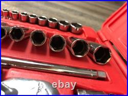COMPLETE Snap On 44 Pc 1/4 Dr 6 Pt Metric/SAE General Service Set 144TMPB EXC