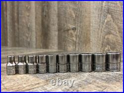COMPLETE Snap On 44 Pc 1/4 Dr 6 Pt Metric/SAE General Service Set 144TMPB EXC
