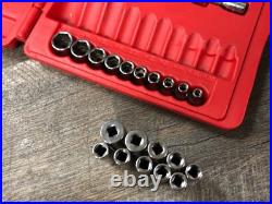 COMPLETE Snap On 44 Pc 1/4 Dr 6 Pt Metric/SAE General Service Set 144TMPB EXC
