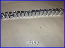 CRAFTSMAN 118 pc 1/4 3/8 1/2 Dr SAE METRIC MM 6pt 12pt ratchet wrench socket set