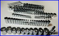 CRAFTSMAN 121 pc 1/4 3/8 1/2 Dr SAE METRIC MM 6pt 12pt wrench socket Tool set