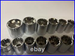 CRAFTSMAN 121 pc 1/4 3/8 1/2 Dr SAE METRIC MM 6pt 12pt wrench socket Tool set