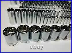 CRAFTSMAN 122 pc 1/4 3/8 1/2 Dr SAE METRIC MM 6pt 12pt ratchet wrench socket set CRAFTSMAN 122 pc 1/4 3/8 1/2 Dr SAE METRIC MM 6pt 12pt ratchet wrench socket set