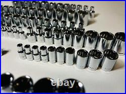 CRAFTSMAN 122 pc 1/4 3/8 1/2 Dr SAE METRIC MM 6pt 12pt ratchet wrench socket set CRAFTSMAN 122 pc 1/4 3/8 1/2 Dr SAE METRIC MM 6pt 12pt ratchet wrench socket set