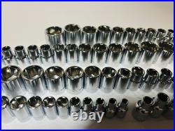 CRAFTSMAN 122 pc 1/4 3/8 1/2 Dr SAE METRIC MM 6pt 12pt ratchet wrench socket set