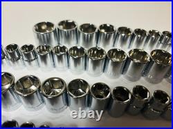 CRAFTSMAN 122 pc 1/4 3/8 1/2 Dr SAE METRIC MM 6pt 12pt ratchet wrench socket set