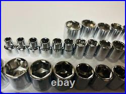 CRAFTSMAN 122 pc 1/4 3/8 1/2 Dr SAE METRIC MM 6pt 12pt ratchet wrench socket set CRAFTSMAN 122 pc 1/4 3/8 1/2 Dr SAE METRIC MM 6pt 12pt ratchet wrench socket set