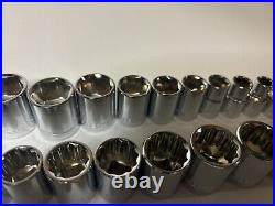 CRAFTSMAN 122 pc 1/4 3/8 1/2 Dr SAE METRIC MM 6pt 12pt ratchet wrench socket set CRAFTSMAN 122 pc 1/4 3/8 1/2 Dr SAE METRIC MM 6pt 12pt ratchet wrench socket set