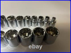 CRAFTSMAN 122 pc 1/4 3/8 1/2 Dr SAE METRIC MM 6pt 12pt ratchet wrench socket set CRAFTSMAN 122 pc 1/4 3/8 1/2 Dr SAE METRIC MM 6pt 12pt ratchet wrench socket set