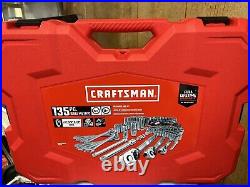 CRAFTSMAN 135-Piece Standard (SAE) and Metric Combination Polished Chrome Tool