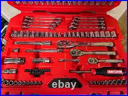CRAFTSMAN 135-Piece Standard (SAE) and Metric Combination Polished Chrome Tool