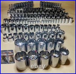CRAFTSMAN 158 pc 1/4 3/8 1/2 Dr SAE METRIC MM 6pt 12pt wrench socket Tool set CRAFTSMAN 158 pc 1/4 3/8 1/2 Dr SAE METRIC MM 6pt 12pt wrench socket Tool set