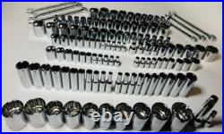 CRAFTSMAN 164 pc 1/4 3/8 1/2 Dr SAE METRIC MM 6pt 12pt wrench socket Tool set