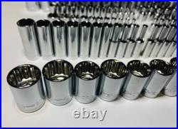 CRAFTSMAN 164 pc 1/4 3/8 1/2 Dr SAE METRIC MM 6pt 12pt wrench socket Tool set
