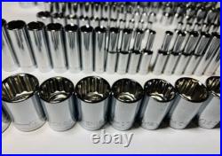 CRAFTSMAN 164 pc 1/4 3/8 1/2 Dr SAE METRIC MM 6pt 12pt wrench socket Tool set