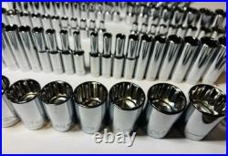 CRAFTSMAN 164 pc 1/4 3/8 1/2 Dr SAE METRIC MM 6pt 12pt wrench socket Tool set