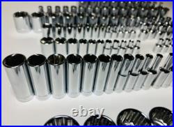 CRAFTSMAN 164 pc 1/4 3/8 1/2 Dr SAE METRIC MM 6pt 12pt wrench socket Tool set