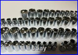 CRAFTSMAN 164 pc 1/4 3/8 1/2 Dr SAE METRIC MM 6pt 12pt wrench socket Tool set