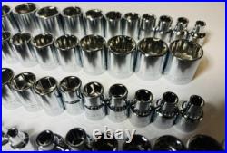 CRAFTSMAN 164 pc 1/4 3/8 1/2 Dr SAE METRIC MM 6pt 12pt wrench socket Tool set