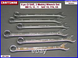 CRAFTSMAN 164 pc 1/4 3/8 1/2 Dr SAE METRIC MM 6pt 12pt wrench socket set 154 116