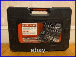 CRAFTSMAN 165 Piece Mechanics Tool Set with Case SAE & Metric #38165 NEW READ