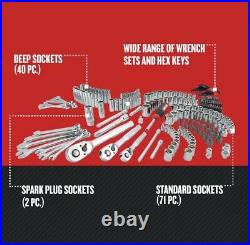 CRAFTSMAN 216 Piece SAE Metric Mechanics Tool Set Socket Wrench with 3 Drawer Case CRAFTSMAN 216 Piece SAE Metric Mechanics Tool Set Socket Wrench with 3 Drawer Case