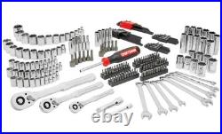 CRAFTSMAN 256-Piece Standard SAE and Metric Polished Chrome Mechanics Tool Set