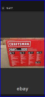 CRAFTSMAN 298pc Standard/Metric Combination Polished Chrome Tool Set D1790 New