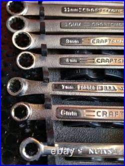 CRAFTSMAN 31pc SAE/MM Combination Wrench Set 12pt, Really Nice Set