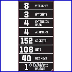 CRAFTSMAN 320-Piece Mechanic's Tool Set Complete SAE & Metric Socket & Wrench CRAFTSMAN 320-Piece Mechanic's Tool Set Complete SAE & Metric Socket & Wrench