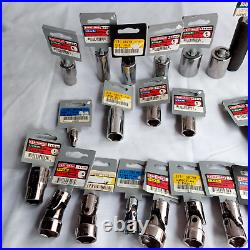 CRAFTSMAN 39PC 3/8 1/2 Drives and Sockets 6 PT SAE AND METRIC NEW