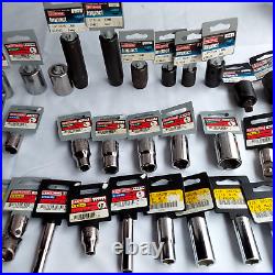 CRAFTSMAN 39PC 3/8 1/2 Drives and Sockets 6 PT SAE AND METRIC NEW