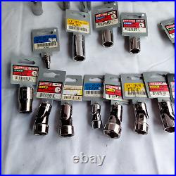 CRAFTSMAN 39PC 3/8 1/2 Drives and Sockets 6 PT SAE AND METRIC NEW