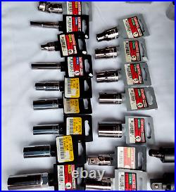 CRAFTSMAN 39PC 3/8 1/2 Drives and Sockets 6 PT SAE AND METRIC NEW