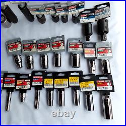 CRAFTSMAN 39PC 3/8 1/2 Drives and Sockets 6 PT SAE AND METRIC NEW