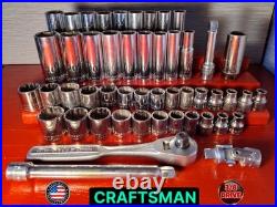 CRAFTSMAN 3/8 Dr 49pc SAE/MM Socket/Rachet Set