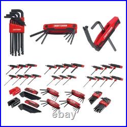 CRAFTSMAN Assorted Metric and standard (SAE) 100 -Pieces Hex key set