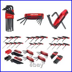 CRAFTSMAN Assorted Metric and standard (SAE) 100 -Pieces Hex key set