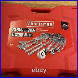 CRAFTSMAN CMMT12024 135-PCs Mechanics Tool Set SAE/Metric Chrome-Finish, NEW