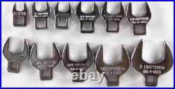 CRAFTSMAN Crowfoot Wrench Sets Metric / Standard Made in USA