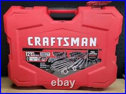 CRAFTSMAN Gunmetal Chrome Mechanics Tool Set (121 pc) CMMT12033 SAE / METRIC