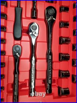 CRAFTSMAN Gunmetal Chrome Mechanics Tool Set (121 pc) CMMT12033 SAE / METRIC