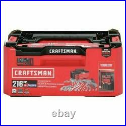 CRAFTSMAN MECHANIC'S TOOL SET SAE/METRIC, 216 piece Versastack tool box