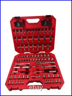 CRAFTSMAN Mechanics Tool Set 105 Pcs SAE/Metric withCase 1/4& 3/8 CMMT12123