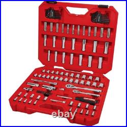 CRAFTSMAN Mechanics Tool Set 105 Pcs, Standard (SAE) and Metric with Case, 1/4