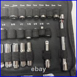 CRAFTSMAN Mechanics Tool Set, SAE / Metric, Soft Storage, 47-Piece (CMMT12019)