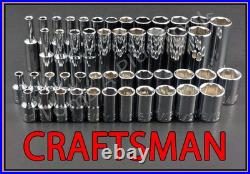 CRAFTSMAN TOOLS 136pc 1/4 3/8 1/2 Short Deep SAE METRIC MM Ratchet Socket Set