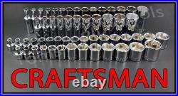 CRAFTSMAN TOOLS 136pc 1/4 3/8 1/2 Short Deep SAE METRIC MM Ratchet Socket Set
